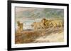 On the Bank of an African River, 1918-Briton Riviere-Framed Giclee Print