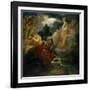 On the Bank of the Lora, Ossian Conjures up a Spirit with the Sound of His Harp, circa 1811-Francois Gerard-Framed Giclee Print