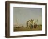 On the Bank of the Nile, 1871-Eugene Fromentin-Framed Giclee Print