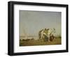 On the Bank of the Nile, 1871-Eugene Fromentin-Framed Giclee Print