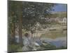 On the Bank of the Seine, Bennecourt, 1868-Claude Monet-Mounted Giclee Print