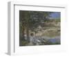 On the Bank of the Seine, Bennecourt, 1868-Claude Monet-Framed Giclee Print