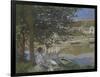 On the Bank of the Seine, Bennecourt, 1868-Claude Monet-Framed Giclee Print