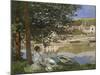 On the Bank of the Seine, Bennecourt, 1868-Claude Monet-Mounted Giclee Print