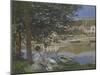 On the Bank of the Seine, Bennecourt, 1868-Claude Monet-Mounted Giclee Print