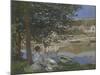 On the Bank of the Seine, Bennecourt, 1868-Claude Monet-Mounted Giclee Print