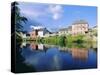 On the Banks of the Nore River, Town of Kilkenny, Ireland-J P De Manne-Stretched Canvas