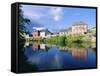 On the Banks of the Nore River, Town of Kilkenny, Ireland-J P De Manne-Framed Stretched Canvas
