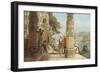 On the Banks of the River Ganges-Francois Halkett-Framed Giclee Print