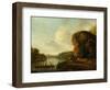 On the Banks of the River-Richard Wilson-Framed Giclee Print