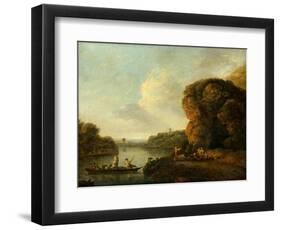 On the Banks of the River-Richard Wilson-Framed Giclee Print