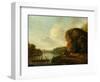 On the Banks of the River-Richard Wilson-Framed Giclee Print