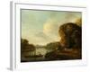 On the Banks of the River-Richard Wilson-Framed Giclee Print