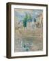 On the Banks of the Seine at Bougival, 1883 (Oil on Canvas)-Berthe Morisot-Framed Giclee Print