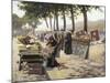 On the Banks of the Seine, Paris-Jules Antoine Voirin-Mounted Giclee Print