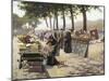 On the Banks of the Seine, Paris-Jules Antoine Voirin-Mounted Giclee Print