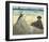 On the Beach, 1873-Edouard Manet-Framed Giclee Print