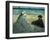 On the Beach. 1873-Edouard Manet-Framed Giclee Print