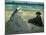 On the Beach. 1873-Edouard Manet-Mounted Giclee Print