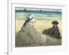 On the Beach, 1873-Edouard Manet-Framed Giclee Print