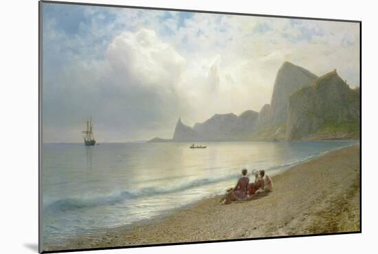 On the Beach, 1884-Lef Feliksovich Lagorio-Mounted Giclee Print