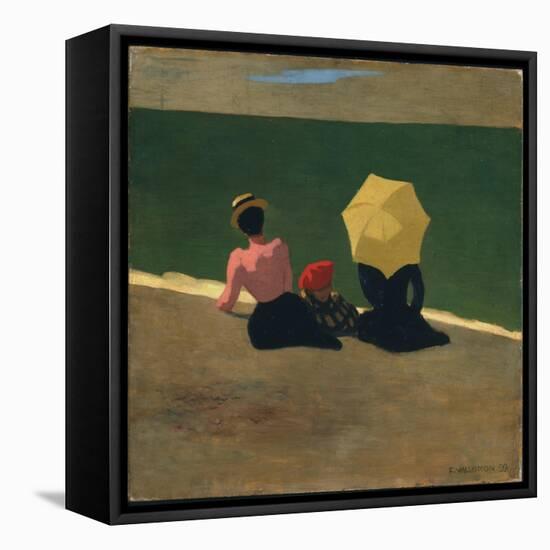 On the Beach, 1899-F?lix Vallotton-Framed Stretched Canvas