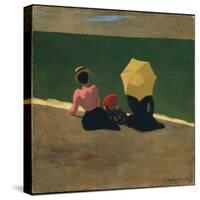 On the Beach, 1899-F?lix Vallotton-Stretched Canvas