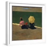 On the Beach, 1899-F?lix Vallotton-Framed Giclee Print