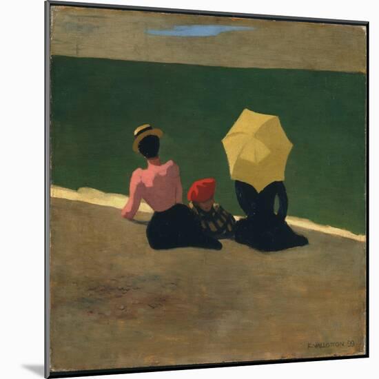 On the Beach, 1899-F?lix Vallotton-Mounted Giclee Print