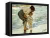 On the Beach, 1908-Joaqu?n Sorolla y Bastida-Framed Stretched Canvas