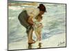 On the Beach, 1908-Joaqu?n Sorolla y Bastida-Mounted Giclee Print