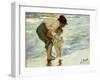 On the Beach, 1908-Joaqu?n Sorolla y Bastida-Framed Giclee Print