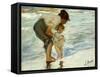 On the Beach, 1908-Joaqu?n Sorolla y Bastida-Framed Stretched Canvas