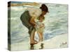 On the Beach, 1908-Joaqu?n Sorolla y Bastida-Stretched Canvas
