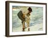 On the Beach, 1908-Joaqu?n Sorolla y Bastida-Framed Premium Giclee Print