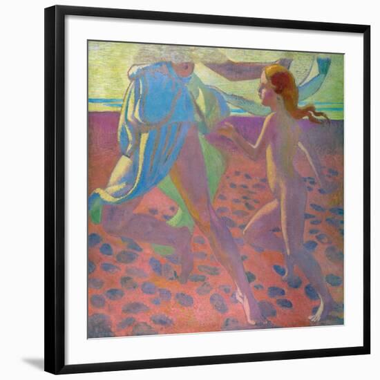 On the Beach, 1912-Maurice Denis-Framed Giclee Print