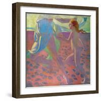 On the Beach, 1912-Maurice Denis-Framed Giclee Print