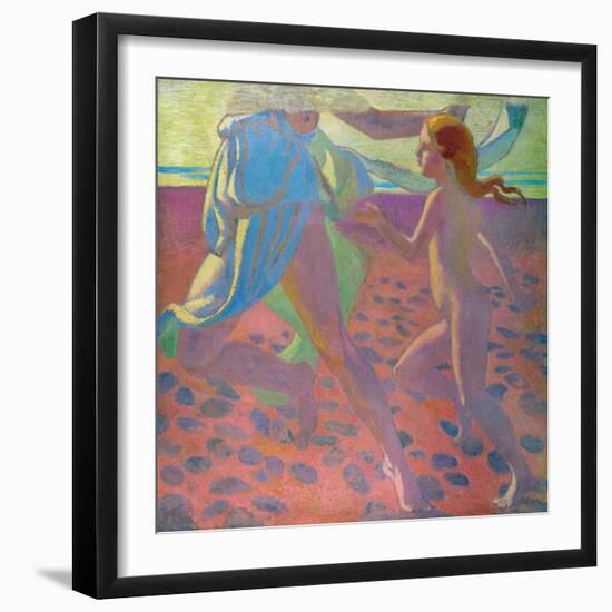 On the Beach, 1912-Maurice Denis-Framed Giclee Print