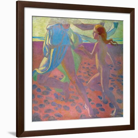 On the Beach, 1912-Maurice Denis-Framed Giclee Print