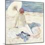 On the Beach, 1913-Frederick Carl Frieseke-Mounted Giclee Print