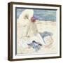 On the Beach. 1913-Frederick Karl Frieseke-Framed Giclee Print