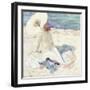 On the Beach. 1913-Frederick Karl Frieseke-Framed Giclee Print