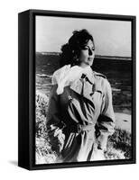 ON THE BEACH, 1959 directed by STANLEY KRAMER Ava Gardner (b/w photo)-null-Framed Stretched Canvas