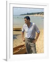 ON THE BEACH, 1959 directed by STANLEY KRAMER Gregory Peck (photo)-null-Framed Photo