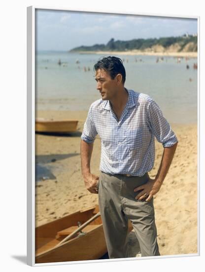 ON THE BEACH, 1959 directed by STANLEY KRAMER Gregory Peck (photo)-null-Framed Photo