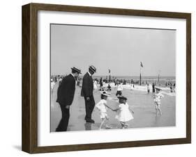 On the Beach at Rockaway, N.Y.-null-Framed Photo