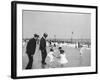 On the Beach at Rockaway, N.Y.-null-Framed Photo