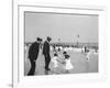 On the Beach at Rockaway, N.Y.-null-Framed Photo