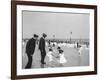 On the Beach at Rockaway, N.Y.-null-Framed Photo