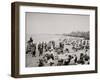 On the Beach at Ross Pavilion, Ocean Grove, N.J.-null-Framed Photo